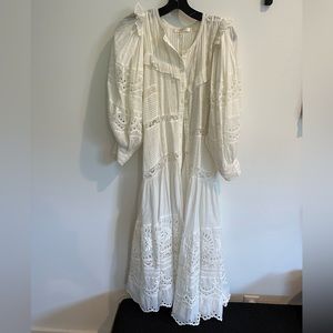 LoveShackFancy White Maxi Dress